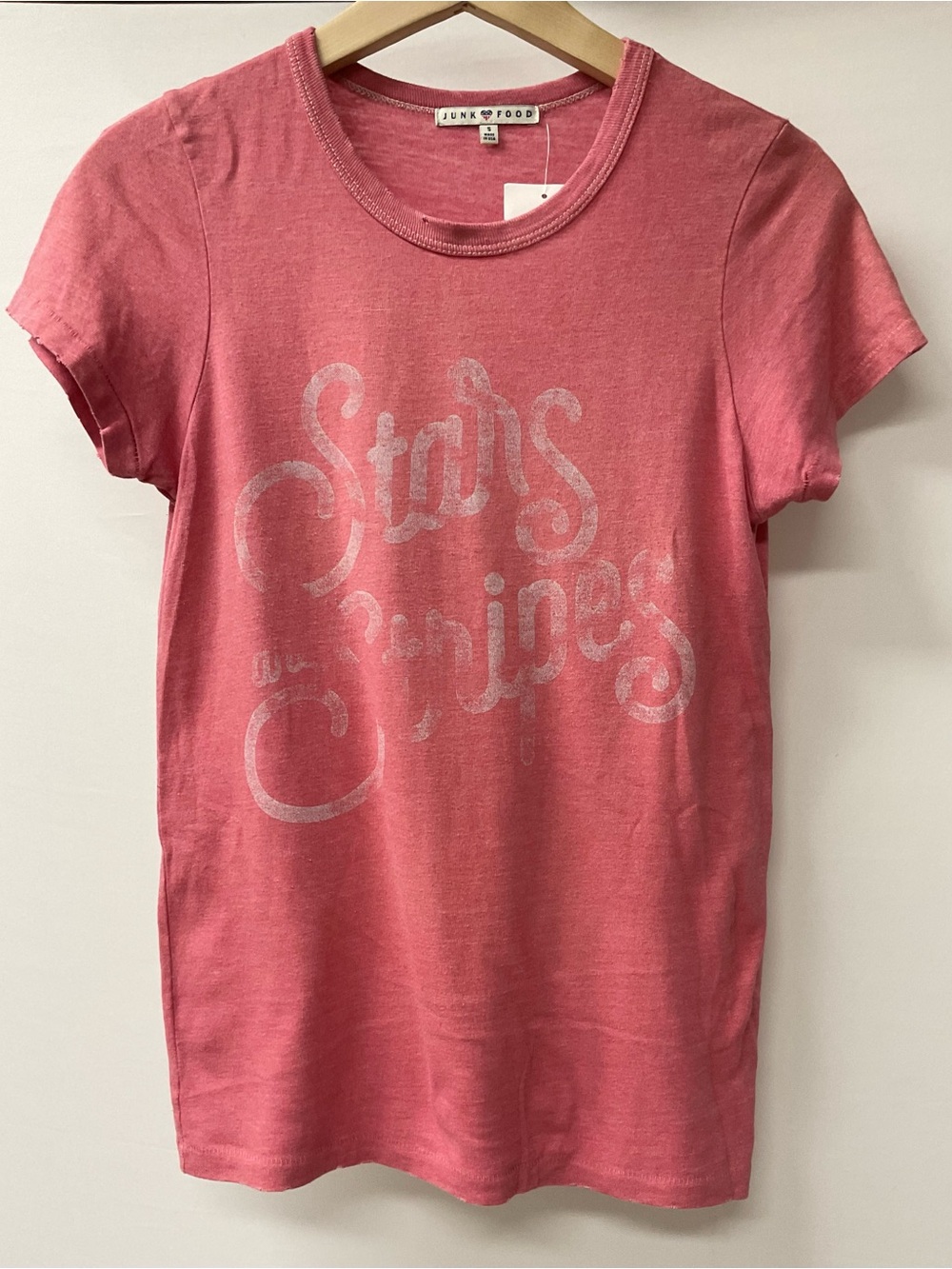 Brand New-Junk Food Clothing Vintage Inspired "Stars and Stripes" Tee
